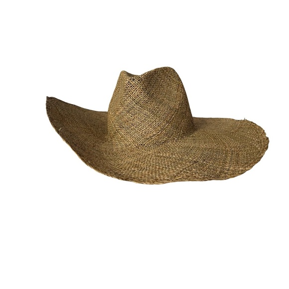 Love & Lore wide brim Straw Hat adjustable size NWOT - Picture 4 of 5